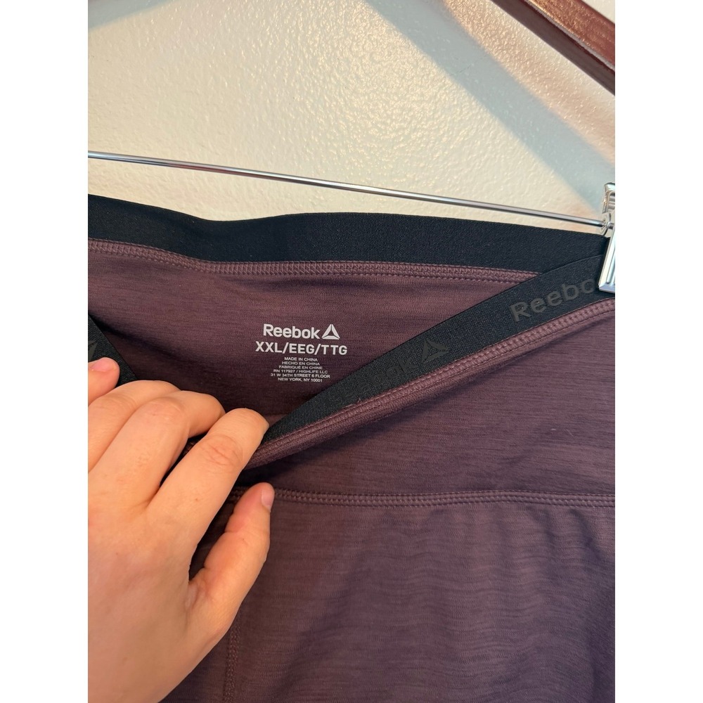 Reebok women's shorts size xxl pockets workout activewear yoga gum y2k summer - Picture 3 of 7